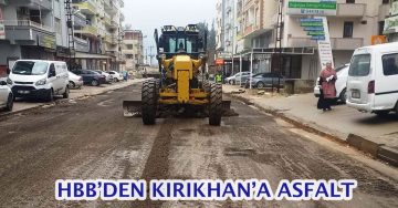 HBB’DEN KIRIKHAN’A ASFALT