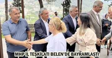 MHP İL TEŞKİLATI BELEN’DE BAYRAMLAŞTI