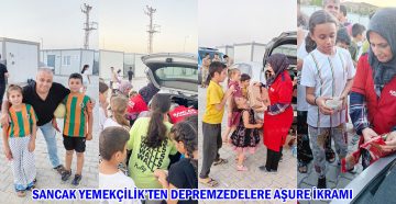 SANCAK YEMEKÇİLİK’TEN DEPREMZEDELERE AŞURE İKRAMI