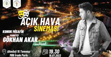 BAŞKAN SARI’DAN KONSER VE SİNEMA DAVETİ