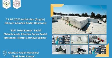 ALTINÖZÜ DEVLET HASTANESİ TAŞINDI