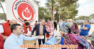 ALPERENLER BELEN’DE AŞURE DAĞITTI